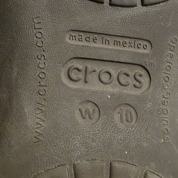 Womens Crocs Kadee Brown Casual Cutout Comfort Slip On Ballet Flats Size 10 M - Picture 9 of 9